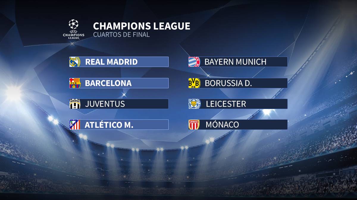 El sorteo de Champions, ¿cuáles serán los cuartos de final? - AS México El sorteo de Champions, ¿cuáles serán los cuartos de final? - AS México