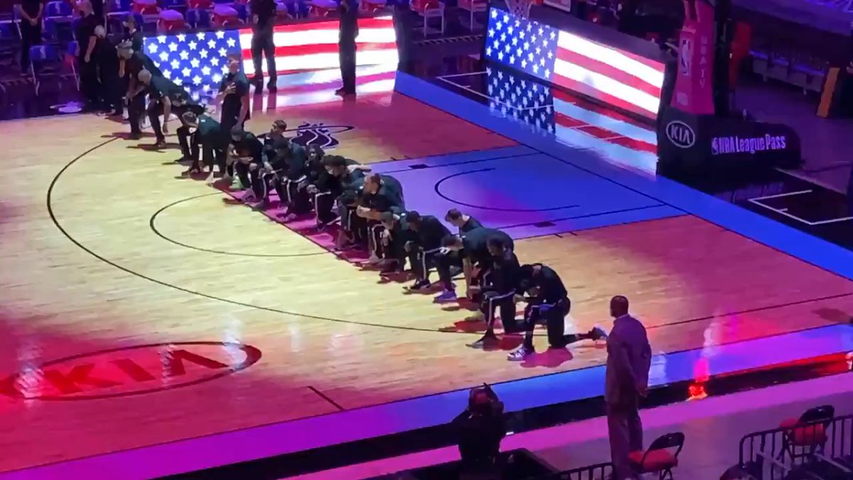Ver vídeo / El gesto de los jugadores de Celtics y Heat contra el asalto al Congreso de Estados Unidos Ver vídeo / El gesto de los jugadores de Celtics y Heat contra el asalto al Congreso de Estados Unidos