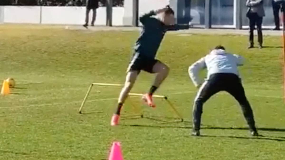 Cristiano puts in punishing workout on his 35th birthday - AS USA