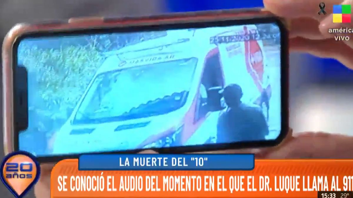 Ver vídeo / Así fue la llamada del médico de Maradona a emergencias Ver vídeo / Así fue la llamada del médico de Maradona a emergencias