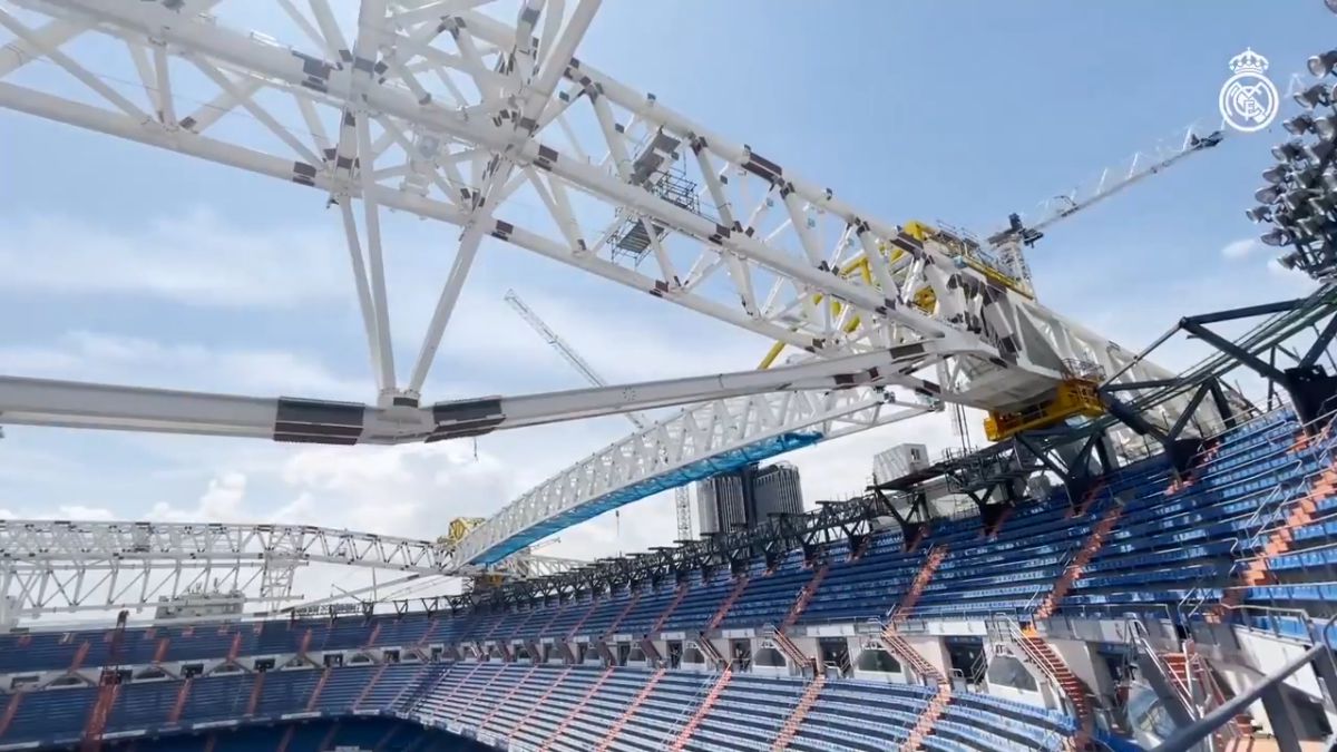 El nuevo Bernabéu va cogiendo forma: así luce en estos momentos - AS.com