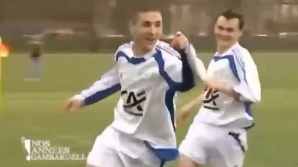 Karim Benzema double nutmeg goal at age of 16 - AS USA