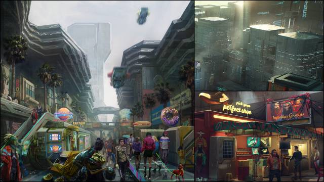 Cyberpunk 2077 muestra los rascacielos y barrios del distrito ...