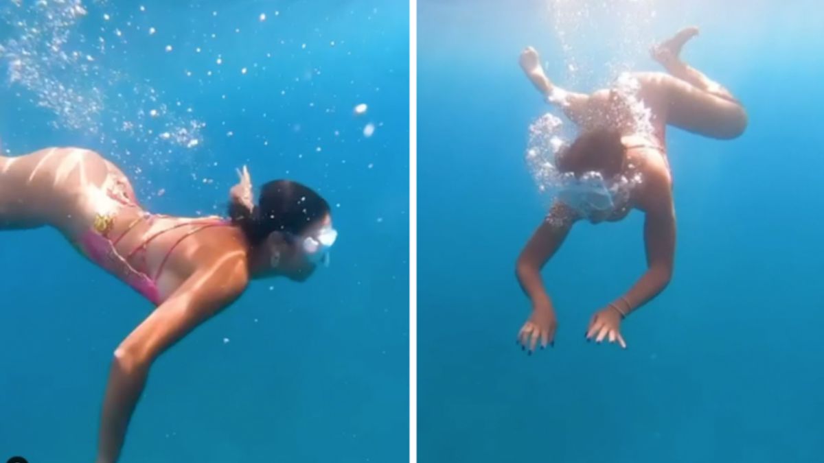 Georgina se viraliza tras publicar un video nadando en el mar - AS Colombia