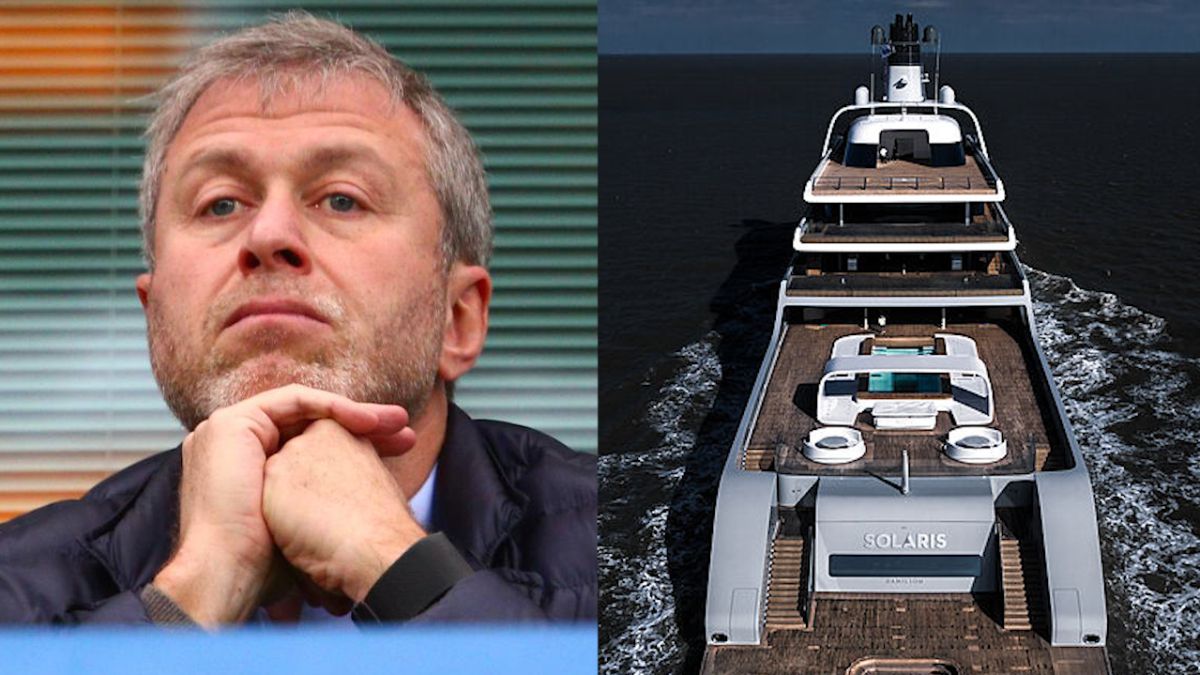 El v deo del lujoso yate de m s de 500 M de Abramovich que ha