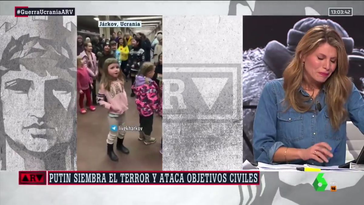 Diana Mata rompe a llorar en directo en 'Al Rojo Vivo' al ver a estos niños  ucranianos 